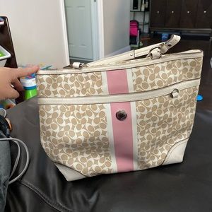 Coach Chelsea Heritage Stripe Purse